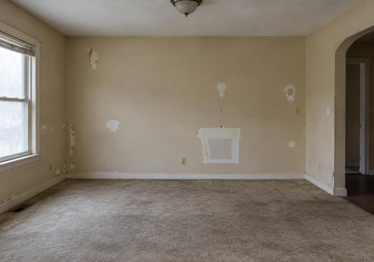 Interior Repaint & Drywall Repair — before (example image)