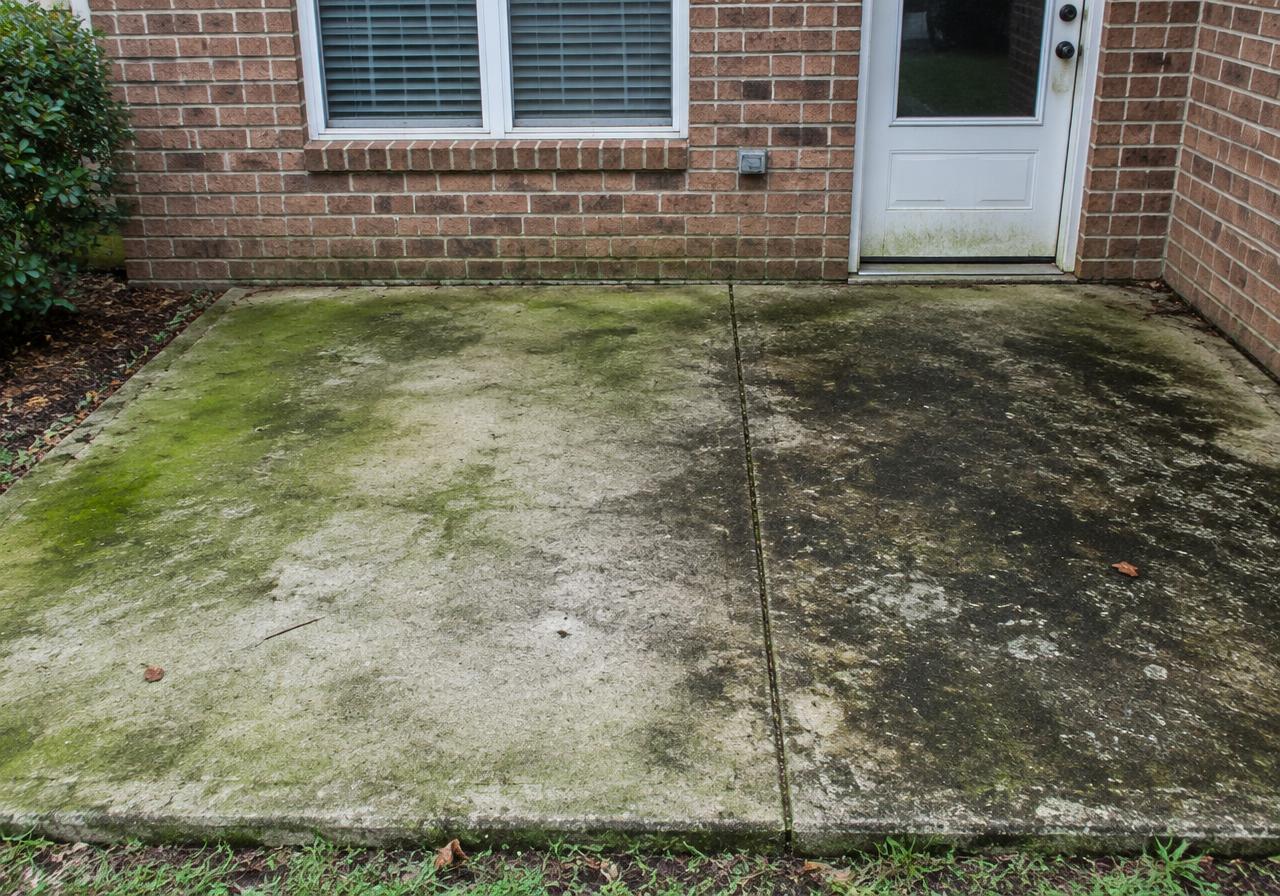 Patio Pressure Washing — before (example image)